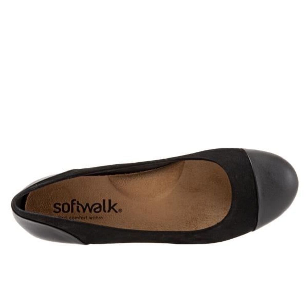 SONOMA CAP TOE BLACK NU SOFTWALK | Women's 8.5 W